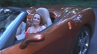 Hot Wife Ellie Does Hubby Outdoors In His New Corvette!