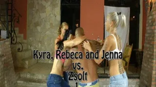 Kyra, Rebecca, Jenna vs. Zsolt - 29'