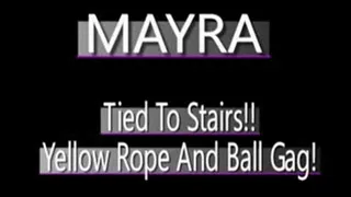 Mayra Tied To Stairs! - (720 X 480 in size)