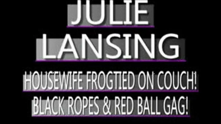 Julie Lansing Frogtied Like A Slut Should Be! - (320 X 240 in size)