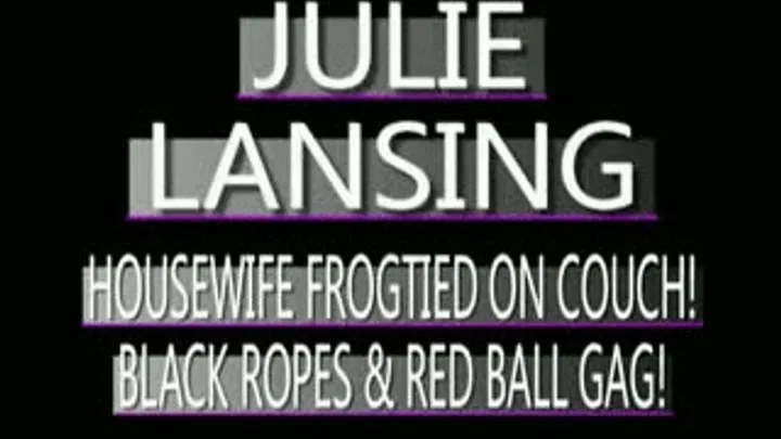 Julie Lansing Frogtied Like A Slut Should Be! - (320 X 240 in size)