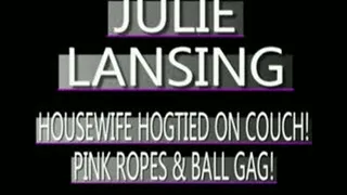 Julie Lansing Struggles In Pink Ropes And Ball Gag! - MPG4 VERSION ( in size)