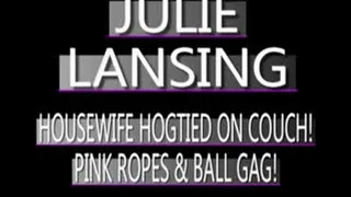 Julie Lansing Struggles In Pink Ropes And Ball Gag! - (720 X 480 in size)