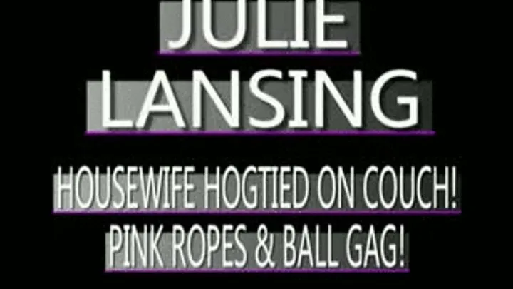 Julie Lansing Struggles In Pink Ropes And Ball Gag! - (320 X 240 in size)