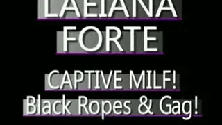 Laeiana Forte In Black Ropes While Gagged! - (320 X 240 in size)