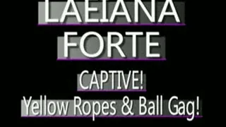 Laeiana Forte In Yellow Ropes And Ball Gag! - MPG4 VERSION ( in size)