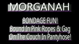 Morganah In Pink Ropes And Ball Gag! - (320 X 240 in size)