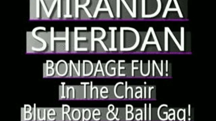 Miranda Sheridan Struggles On Shoe Chair! - (320 X 240 in size)