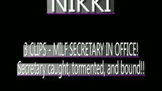 Slut MILF Secretary Nikki, Punished For Bad DICKtation! - MPG4 VERSION ( in size)