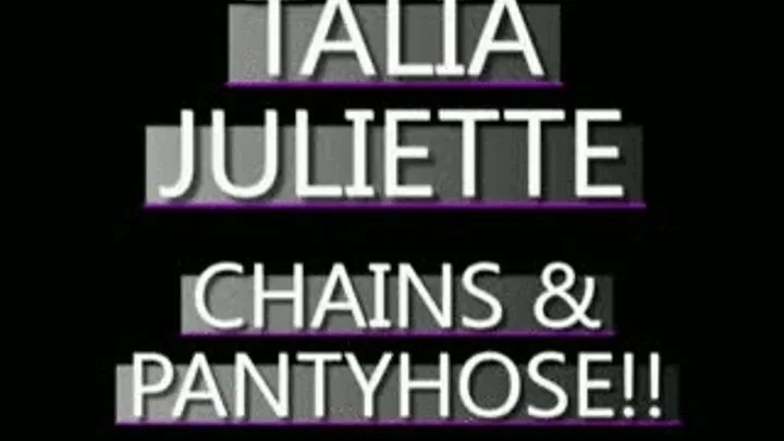 Talia Juliette Chained Like A Cat! - MPG4 VERSION ( in size)