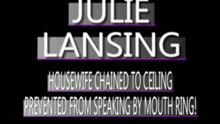 Playful Julie Lansing Chained And Ass Slapped! - PS3 FORMAT