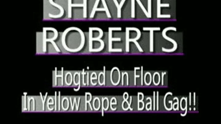 Shayne Roberts Naked Hogtie! - MPG4 VERSION ( in size)