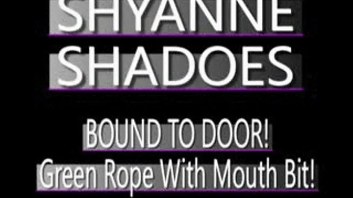 Shyanne Shadoes Tied To The Door! - (720 X 480 in size)