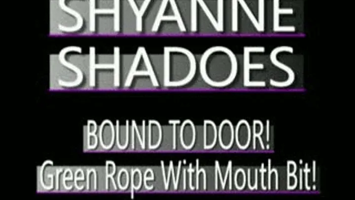 Shyanne Shadoes Tied To The Door! - MPG4 VERSION ( in size)