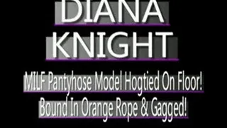 Hogtied In Pantyhose With Orange Ropes Diana Knight! - (320 X 240 SIZED)