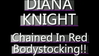 Diana Knight Chained In Red Bodystocking! - (320 X 240 SIZED)