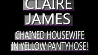 Claire James Chained In Yellow Pantyhose! - PS3 FORMAT