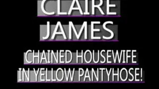 Claire James Chained In Yellow Pantyhose! FORMAT (480 X 320 SIZED)