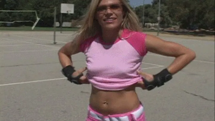Rollerblading Kelly Becomes My Girlfriend For The Day And Sucks Me Off! ( )