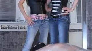 Jeans Face Sitting with Mistress Susi, Jeans Face Sitting mit Mistress Susi