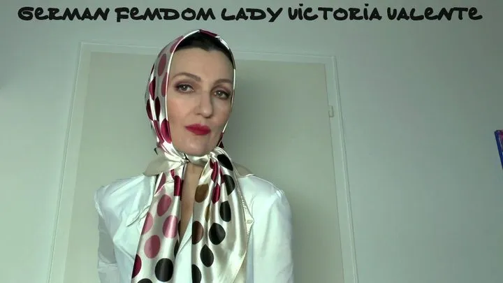 Satin scarf satin headscarf fashion show clip and Joi