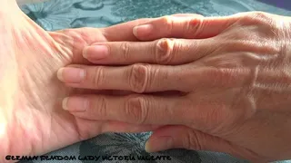 Only real natural fingernails in classic length