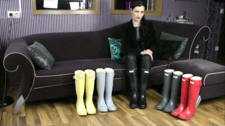 Wellington Boots Paradise - POV Masturbation instruction clip