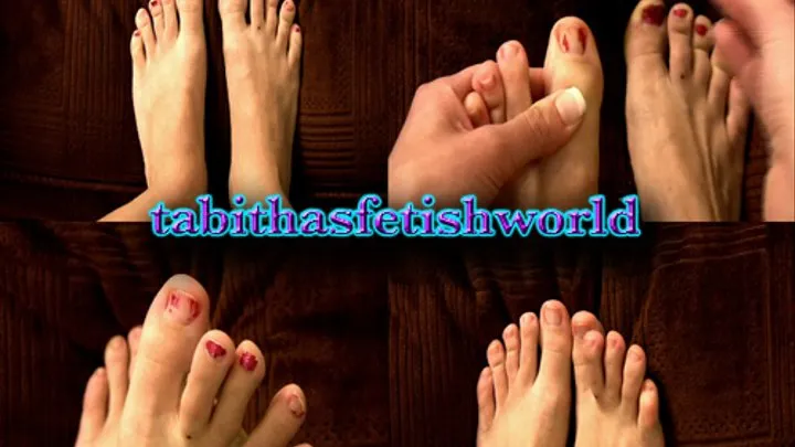 Tabitha Removes Her Toenail Polish!!!!( )