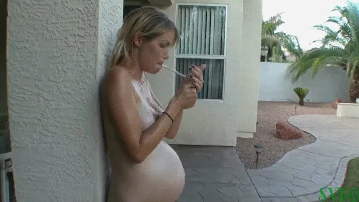 Pregnant Nudist Smokes And Fucks ( TEASER )