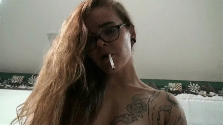 Ashley Smokes For And Fucks The Pizza Guy! ( PART 2 )