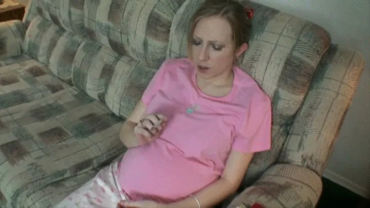 Pregnant Morgan Blackmailed By Stepbrother For Sneaking A Smoke ( FULL VERSION )