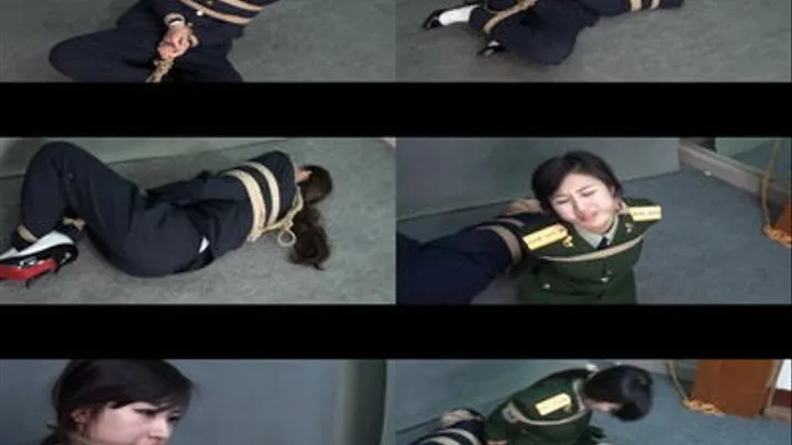 2 pretty officers bondage struggling 1#