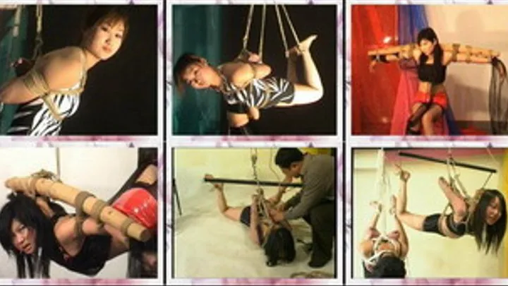 4 girls Bondage party (full version)