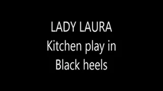 Lady Laura Kitchen play in heels