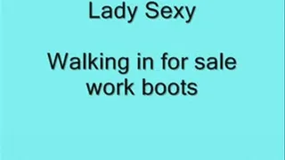 Lady Sexy Walking in her for sale boots