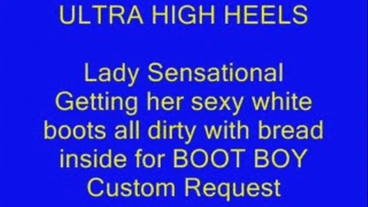 Drity white boots for my boot boy