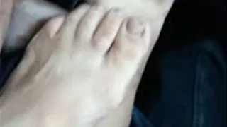 Boricua Hyper Ticklish Footjob