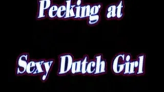 Watch Sexy Dutch Girl in the garden