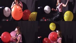 Lisa Lysann pop balloons