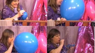 Michelle b2p blue balloon
