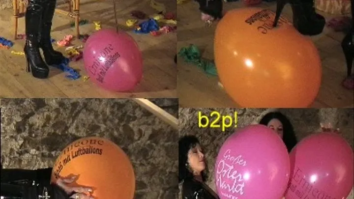 Alexx and Alisea's balloon torture1