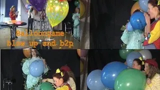 balloon blow up & 3 b2p B-Team