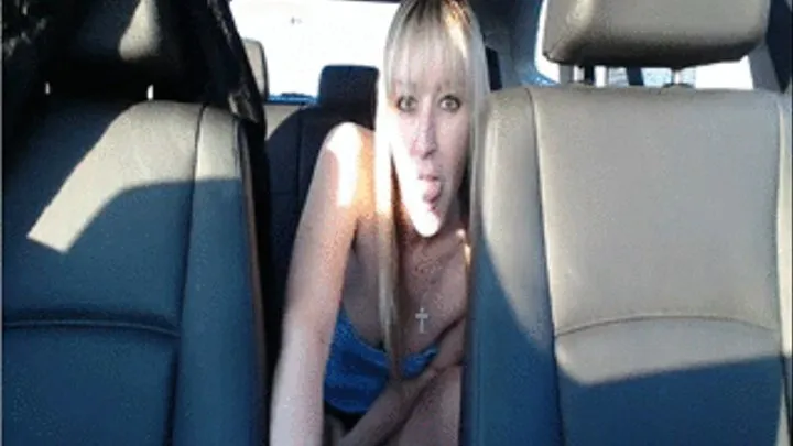 Back Seat Public Pussy Fuck In Loaner Car