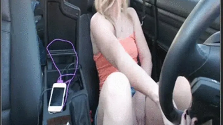 Pussy Fucking In A Parking Lot, Then Panty Stuffing