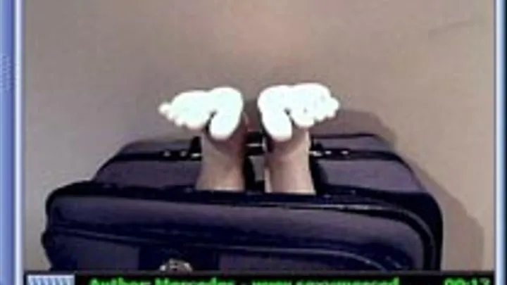 Puppet Feet Trapped In A Suitcase