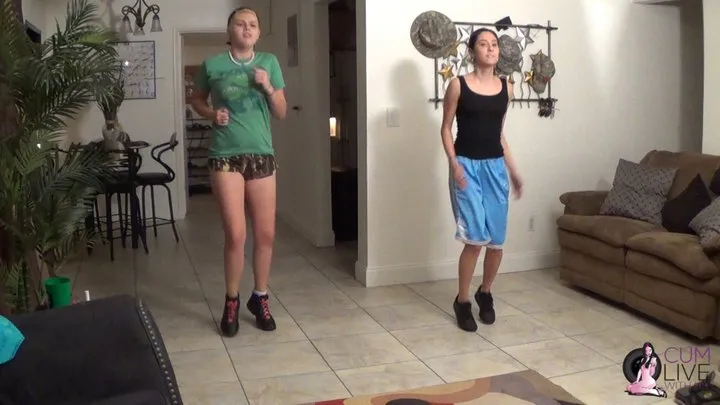 The Girls Working out again