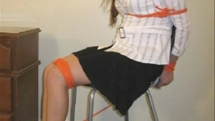 Cute Little Secretary, Bound & Gagged for the First Time!