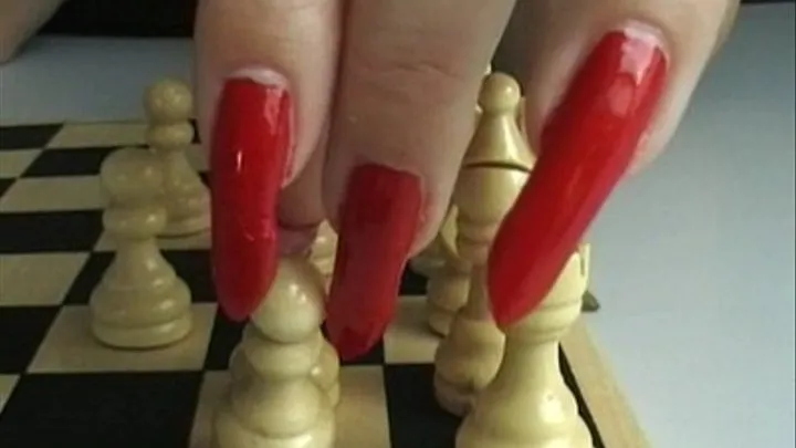 Red Pointed Nails plays Chess ( )