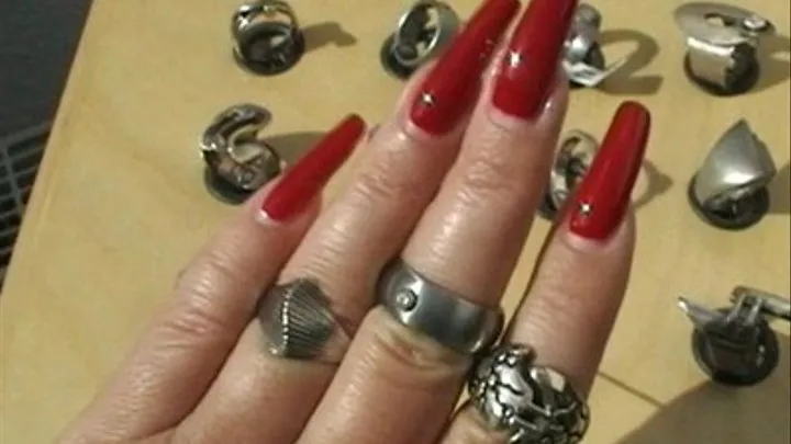 Fitting of Rings with Red Nails