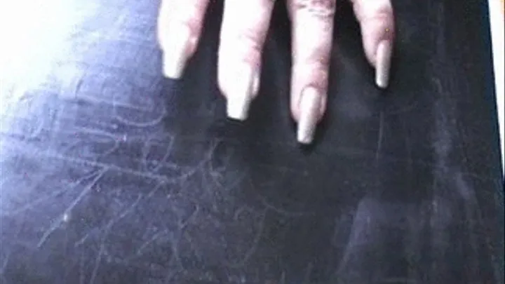 Chalkboard and Nails